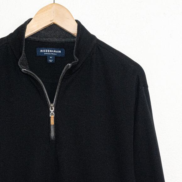 Mizzen+Main Black Men's Sweater - Picture 3 of 6